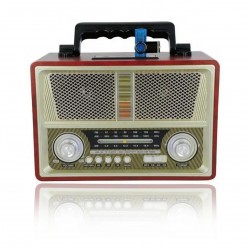 Classic radio style bluetooth speaker